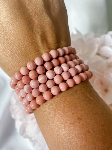 Australian Pink Opal Bracelet