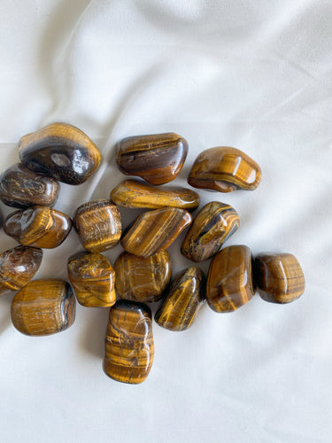 Large Tigers Eye Tumble