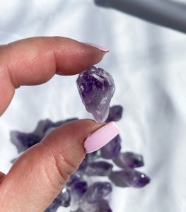 Mini Amethyst Root Point for Gridding