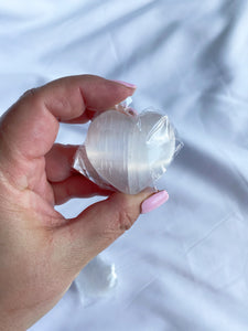 Mini Selenite Hearts