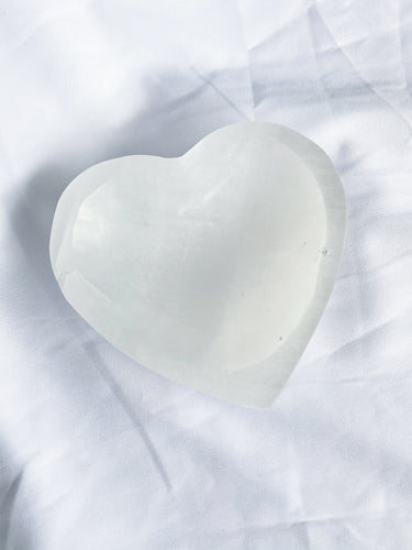 Selenite Heart Bowl