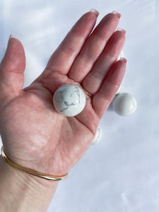 Mini Howlite Sphere