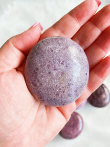 Lepidolite Palmstones