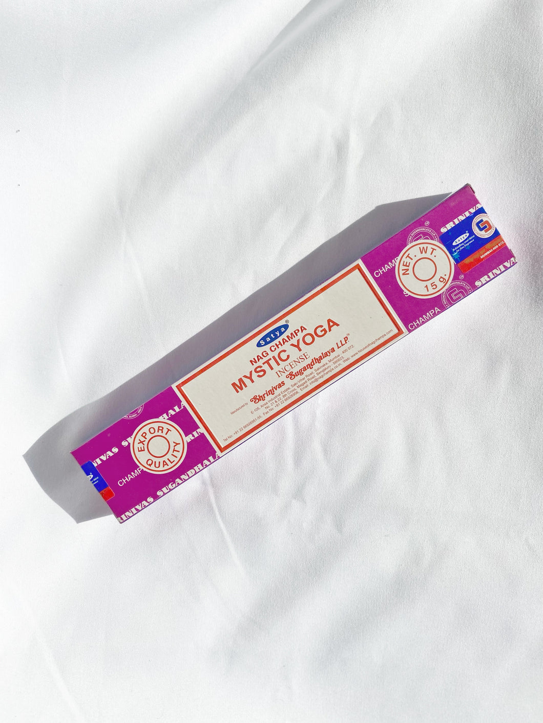 Satya Mystic Yoga Incense